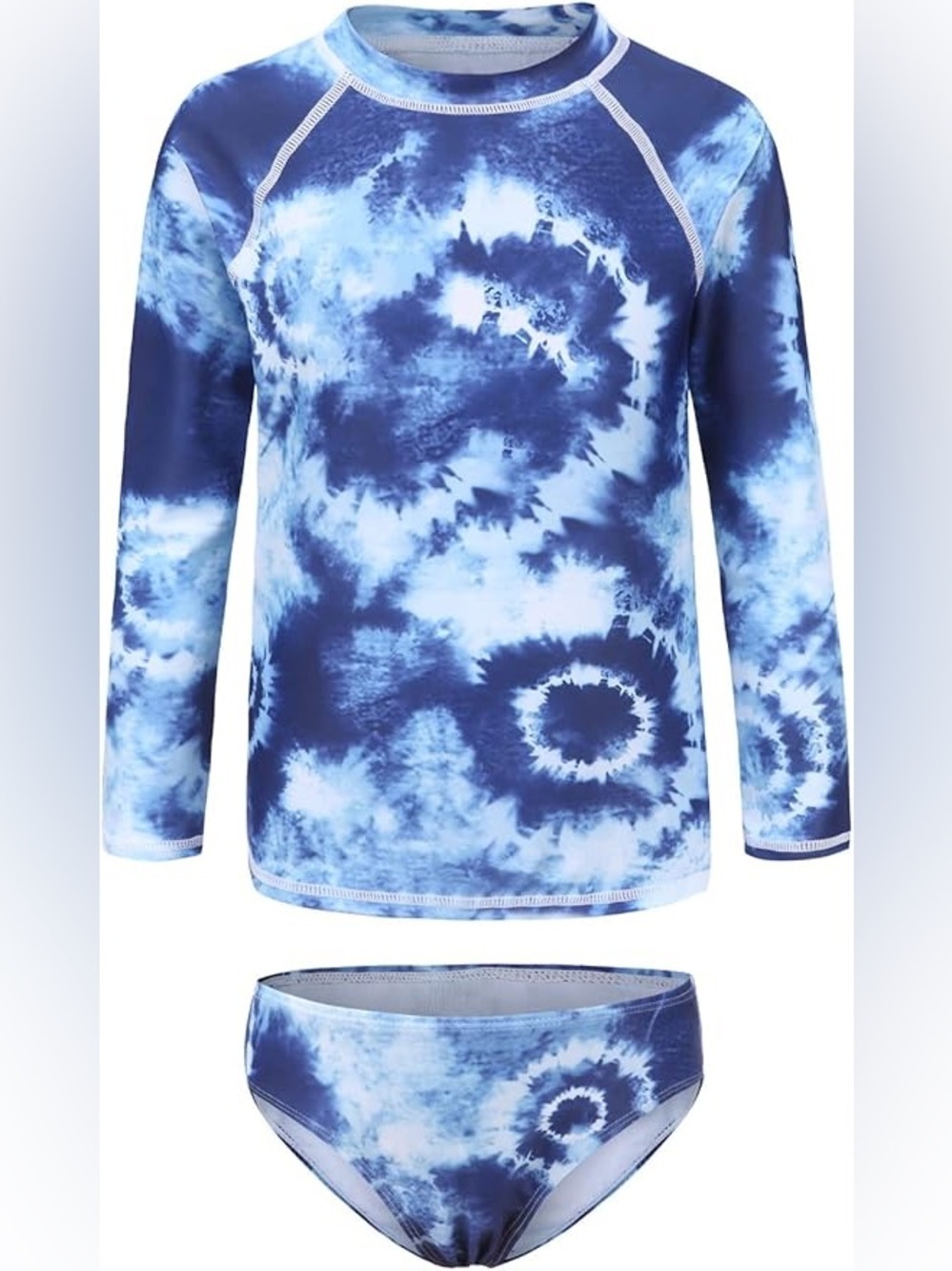 Girls Long Sleeve Rash Guard Set
